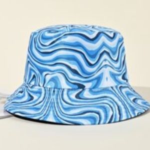 Blue Vibey Bucket Hat
